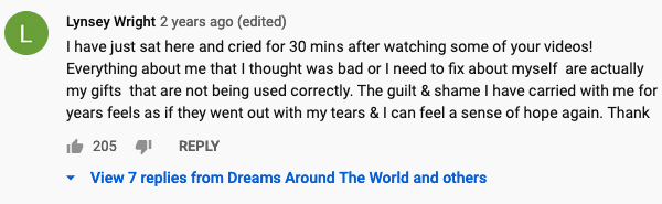 dan johnston dreams around the world youtube comments for website