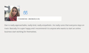 Yasmine Testimonial